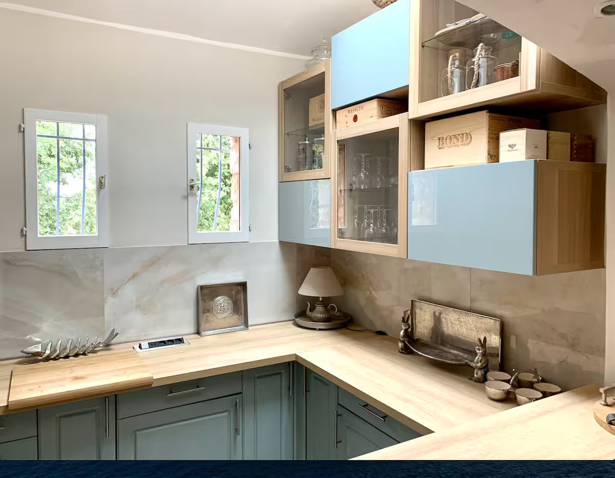 Kitchen at Villa Augflor