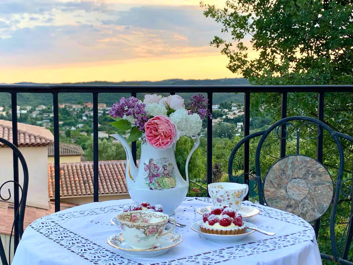 Villa Augflor private pool and garden, Cagnes-sur-Mer